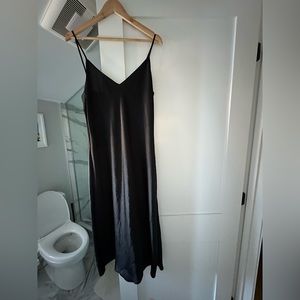Aritzia Babaton Black Slip Dress